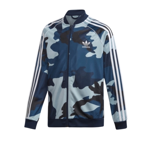 adidas Other - Adidas Juniors Boys  Navy Camo Lightweight Jacket